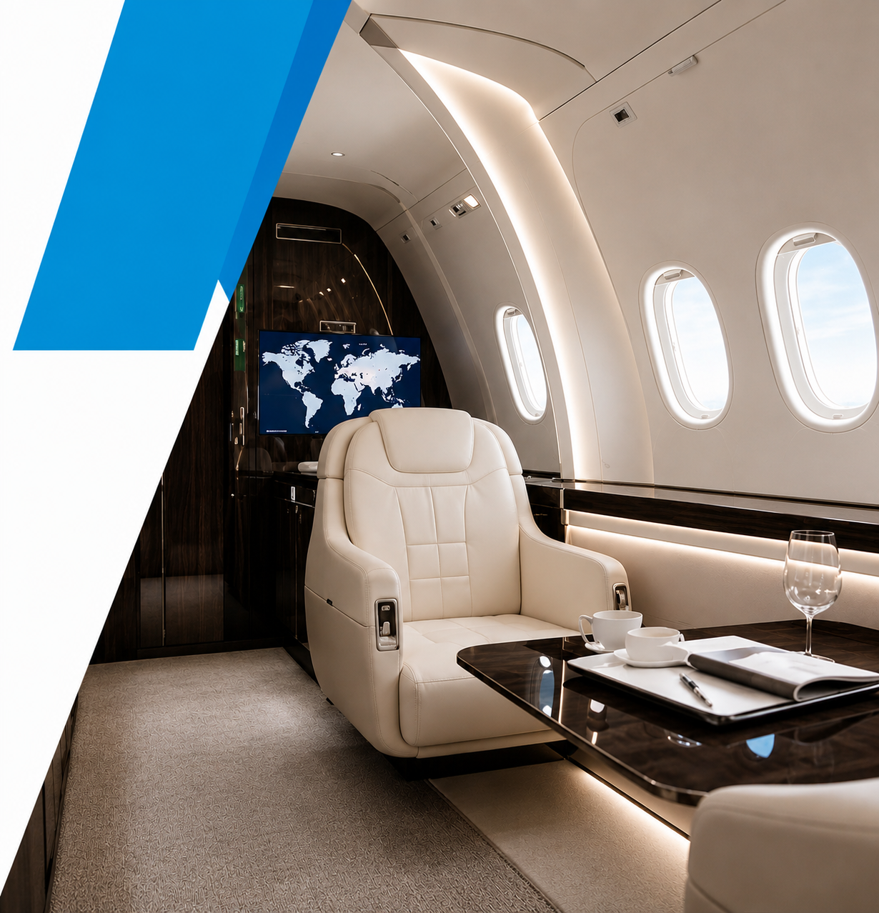 Private jet cabin for Jet Share